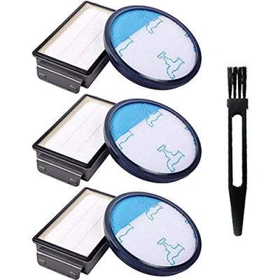 Imagen de Queta 6pzs Filtro HEPA para Rowenta, Rowenta Power Cyclonic / Moulinex Tefal, RO3718EA RO3724EA RO3731EA RO3753EA RO3786EA RO3798EA MO3718PA MO3723PA MO3751PA TW3724RA TW3731RA