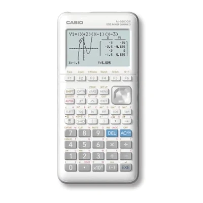 Imagen de Casio FX 9860GIII Calculadora gráfica monocromática sin CAS, blanca