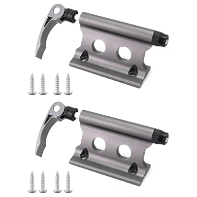 Imagen de QWORK® 2 Piezas Soporte de Horquilla Bicicleta, liberación rápida aleación Aluminio, para camión, SUV y Remolque