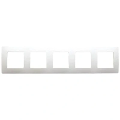 Imagen de Legrand niloe Placa 5 elementos blanco