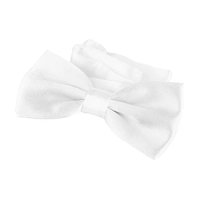 Imagen de DonDon Pajarita Hombre elegante con gancho nudo y ajustable color blanco
