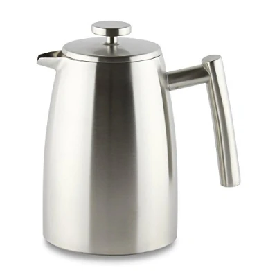 Imagen de Café Ole, cafetera de Acero Inoxidable, cafetiere, Mirror Finish, 16 Cup / 2L