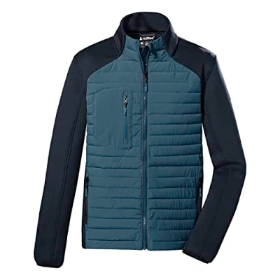 Imagen de Killtec (KILAH) Men&#039;s Chaqueta acolchada/chaqueta híbrida con cuello alzado KOW 33 MN JCKT, azul, S, 38637 000