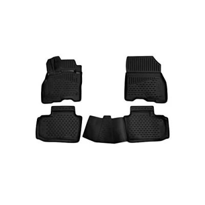 Imagen de Element 3D Alfombrillas Interior de Coche a Medida TPE Nissan Leaf, 2010 2017, 1st Generation, (ZE0) 5 Door Hatchback, (Europe), 4 pcs.