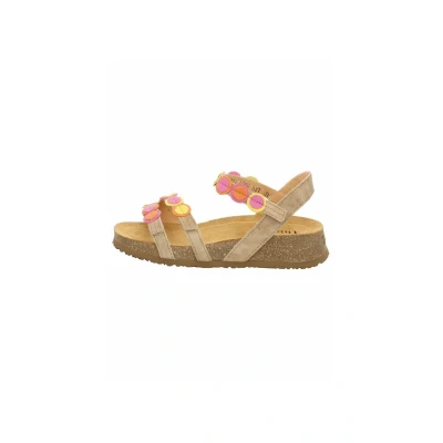 Imagen de Think! Sandalias de cuña, Mujer, Talla: 41, Linen kombi 4000 Zapatos