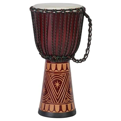 Imagen de Tambor bongo djembe profesional de 60 cm tipo darbuka super sonido estilo africano