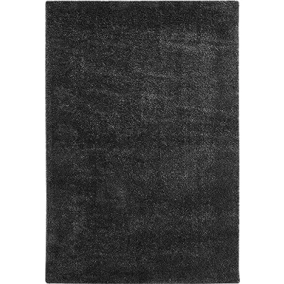 Imagen de andiamo Alfombra Chia salón o Dormitorio con 30 mm de Altura Pelo Monocolor 160 x 230 cm Antracita
