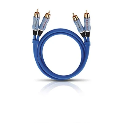 Imagen de Oehlbach Beat! Interlink Blue 1m Cables De Audio Y Video