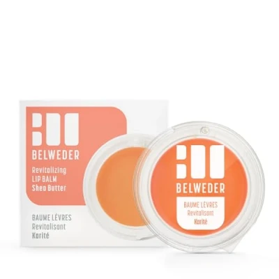 Imagen de BELWEDER Bálsamo labial revitalizante con manteca de karité 5,5 ml Protección, hidratación y regeneración labios transparente para hombres mujeres