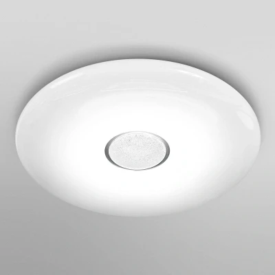 Imagen de LEDVANCE Aplique y plafón LED inteligente para uso en interiores con tecnología WiFi, color de luz cambiante (3000K 6500K), gris, 490mm, compatible Google Alexa Voice Control, SMART + WIFI ORBIS