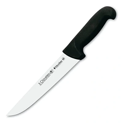 Imagen de 3 Claveles Cuchillo Carnicero Proflex, Acero Inoxidable, Negro, 24 cm 9.5&quot;