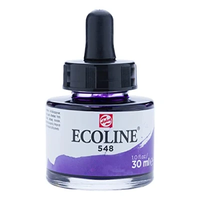 Imagen de Ecoline Liquid Watercolor 30ml Pipette Jar Blue Violet (11255481)