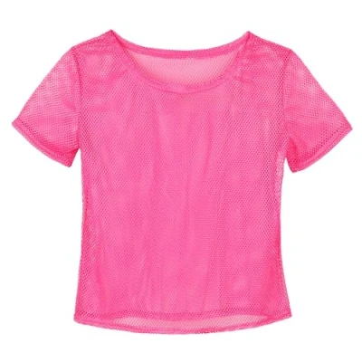 Imagen de KarneLux Camiseta de red neón para festivales Camisa como disfraz trajes los años 80 y 90 carnaval, fiestas temáticas o Talla única