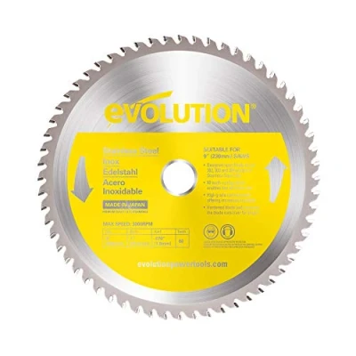 Imagen de Evolution Power Tools acero inoxidable corte hoja de sierra, 230BLADESS