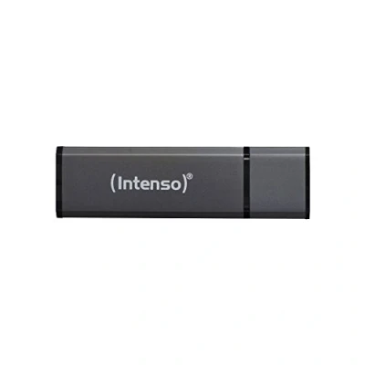 Imagen de Intenso Alu Line Memoria USB de 32 GB (USB 2.0, 28 MB/s, tapa), color negro