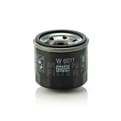Imagen de MANN FILTER W 6011 Filtro de aceite M 20 X 1.5 con válvula bloqueo retorno enroscable SMART: Fortwo II Cabrio, Coupé