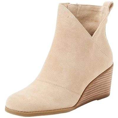 Imagen de TOMS Sutton, Botas Cortas al Tobillo Mujer, Gamuza de Avena, 42.5 EU