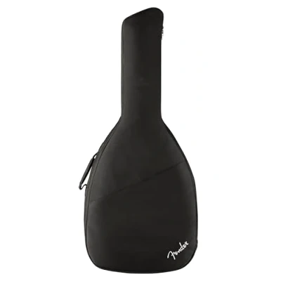 Imagen de Fender Economy Funda para Guitarra Acústica, Compatible con la Mayoría de Formas Guitarra, Acolchado 5 mm Forro Nylon, Asa y Correas Mochila, Bolsillo Almacenamiento, Negro