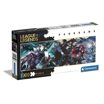 Imagen de Clementoni Panorama 1000pzs Does Not Apply 1000 Piezas panorámico LOL, League of Legends, Puzzle Series Netflix Arcane(39670), Multicolor, M