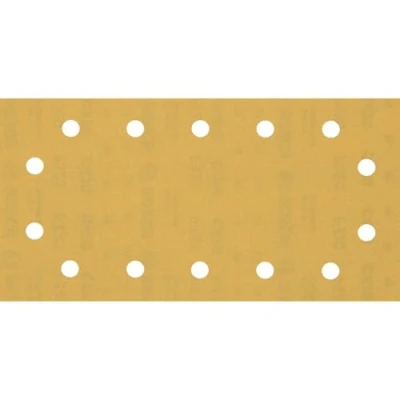 Imagen de Bosch Professional 50 x Lijas Expert C470 con 14 agujeros, para Madera dura, Pintura sobre madera, 115 230 mm, Grano 320, Accesorios Lijadora orbital