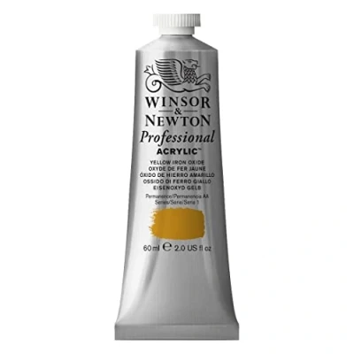 Imagen de Winsor &amp; Newton Professional Acrylic Pintura Acrílica en Tubo, Amarillo (Yellow Iron Oxide), 60 ml