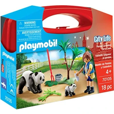 Imagen de PLAYMOBIL Maletín Cuidadora Pandas (70105)