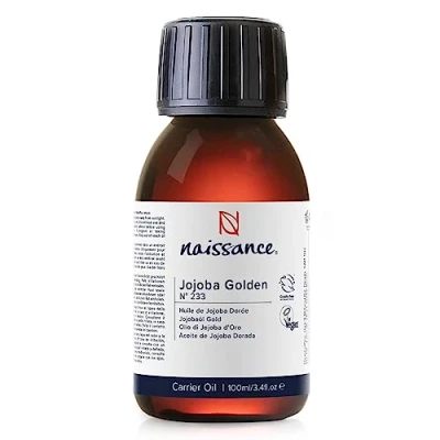 Imagen de Naissance Aceite De Jojoba (No. 233) 100ml Vegetal Refinar Prensado En Frio Natural, Hidratante Para Cara, Pelo, Uñas, Barba, Cuerpo, Cutículas Vegano Sin Hexano
