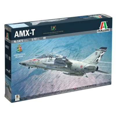 Imagen de Italeri 1471 1:72 AMX T Twin Seater Kit, maqueta de pie, Manualidades, Hobby, encolado, Kit plástico, Fiel al Detalle, Multicolor