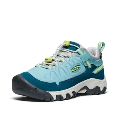 Imagen de Keen Targhee IV LOW WP Unisex Zapatillas de senderismo para niños, Talla: 31, Blue Piel/tela
