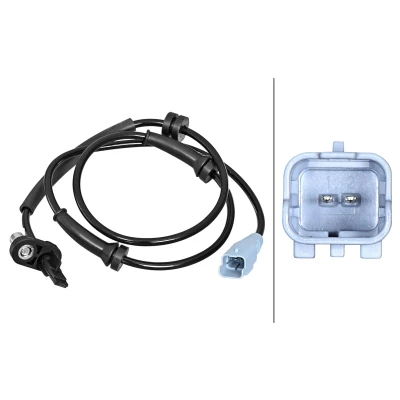 Imagen de HELLA 6PU 358 217 231 Sensor de ABS Hall 2 915 CITROËN: Berlingo II, C4 Picasso 1, II Furgón, PEUGEOT: Partner Furgón