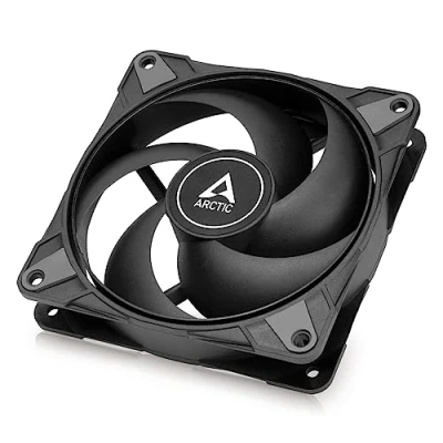 Imagen de ARCTIC P12 Max Ventilador PC 120mm, Fan de caja alto rendimiento, Controlado PWM 2003300 rpm, Optimizado para la presión estática, Modo 0dB, Rodamiento Fluidodinámico Negro