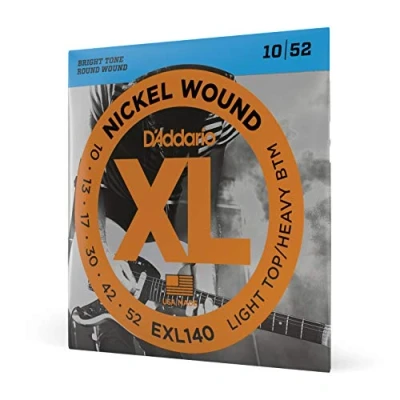 Imagen de D&#039;Addario EXL140 XL Nickel Wound Light Top/Heavy Bottom (.010 .052) Electric Guitar Strings