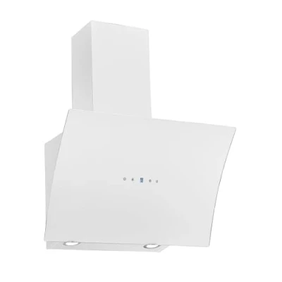 Imagen de Respekta campana extractora 60 cm sin cabezacampana aspiradora inclinadacarcasa acero inoxidable con pantalla de cristal en negrofunciones escape y recirculaciónCH55060WA++ A++ 4263 dB