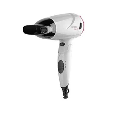 Imagen de Concept Hausgeräte Beautiful VV5740 Secador de pelo (1500 W, mango plegable), color rosa