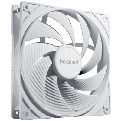 Imagen de be quiet! Pure Wings 3 140mm PWM high speed White ventilador, motor de bucle cerrado con regulación velocidad, alta velocidad punta, rpm mínimas bajas, bastidor del ventilador optimizado, BL113