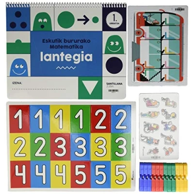 Imagen de ESKUTIK BURURAKO MATEMATIKA LANTEGIA 1 URRATSA 9788491861836 (APRENDO)