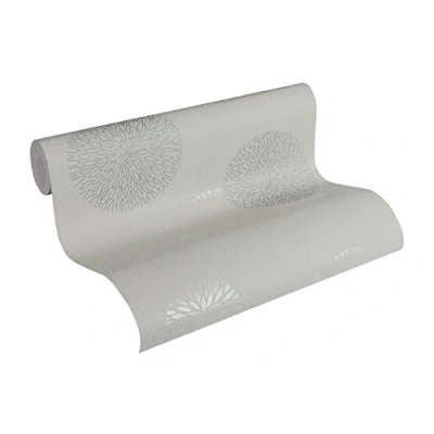Imagen de A.S. Création papel pintado de tejido no con brillo Spot gris 10,05 m x 0,53 937921
