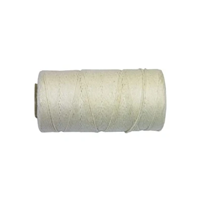 Imagen de Amig Bobina de Hilo Algodón Torcido Blanco Mod.20200 Fibra Natural Multiusos Ideal para Manualidades, Artesanía, Bricolaje, Paquetería y Amarre Medidas: Ø 0,8 mm x 50 gr