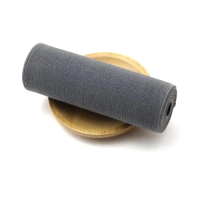 Imagen de Banda elástica de Color 2 metros y 10cm ancho, correas goma elásticas suaves para ropa, accesorios costura Diy, Gris,