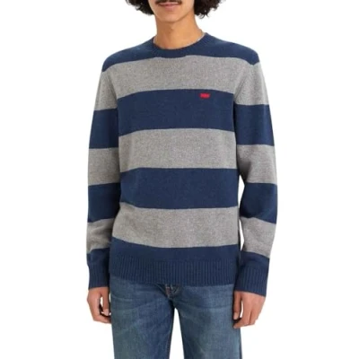 Imagen de Levi&#039;s Original HM Sweater Jersey de punto, Hombre, Talla: Medium, Calloway stripe sargasso sea