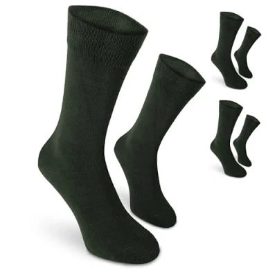 Imagen de Safersox Pack de 3 calcetines safari Originals verde oliva, 39 42, ahorro unidades oliva.