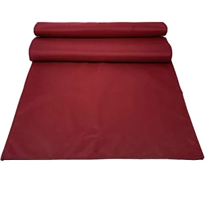 Imagen de JEMIDI Camino de Mesa para Exteriores, 50 x 150 cm, Impermeable, Color Burdeos