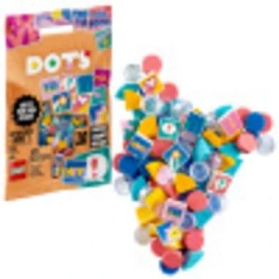 Imagen de DOTS Tiles Extra: Edición 2 DIY Set de Cuentas con 10 Encantadores Sorpresas, Arte y Manualidades para Niños, multicolor (Lego ES 41916)