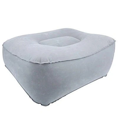 Imagen de reposapiés Cojín Almohada Inflable de Resto Pie para Oficina Casa Vieje Relajarse ( Color : Gris )