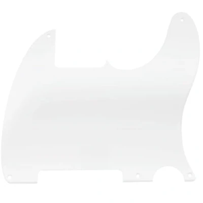 Imagen de Musiclily 5 Agujeros Tele Pickguard Blanco Guitarra Golpeador para Eléctrica Fender American/México Vintage 50s Esquire,1 capa