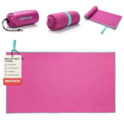 Imagen de Toalla Microfibra Secado rápido Ultra Ligero Absorbente Ideal para Deporte Yoga Viajes Playa Campamento Baño Niños, Hombres y Mujeres (110x175cm, Berenjena)