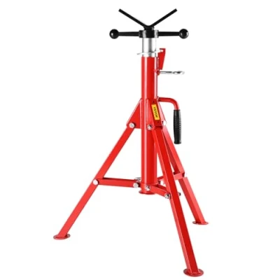 Imagen de Mophorn Soporte de Tubo Alto con Cabeza en V Plegable Capacidad 30 cm, Altura 71 132 cm Capacidad: 4500lbs