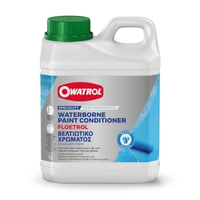 Imagen de OWATROL 965 Floetrol cepillo y optimizador de funcionamiento para las pinturas a base agua 1 litro