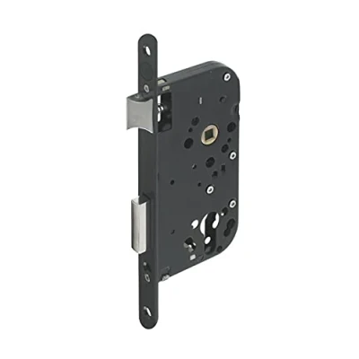 Imagen de Yale Cerradura de empotrar (orificio cilindro, eje 40 mm, maletero 148 Y60R A40/N, perno reversible, cabezal punta redonda, puerta entrada, servicio, locales sensibles negro,