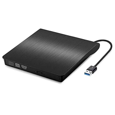 Imagen de OcioDual Grabadora Externa CD/DVD USB 3.0 Re Ultra Slim Portátil para Windows 10 7 8 Vista XP Mac OS Linux